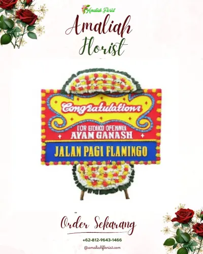 Bunga Papan Congratulation di Tanjungharjo
